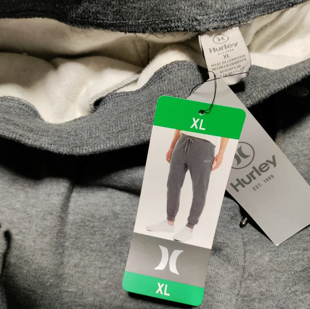 Hurley Grey Sweatpants size XL - Picture 5 of 7